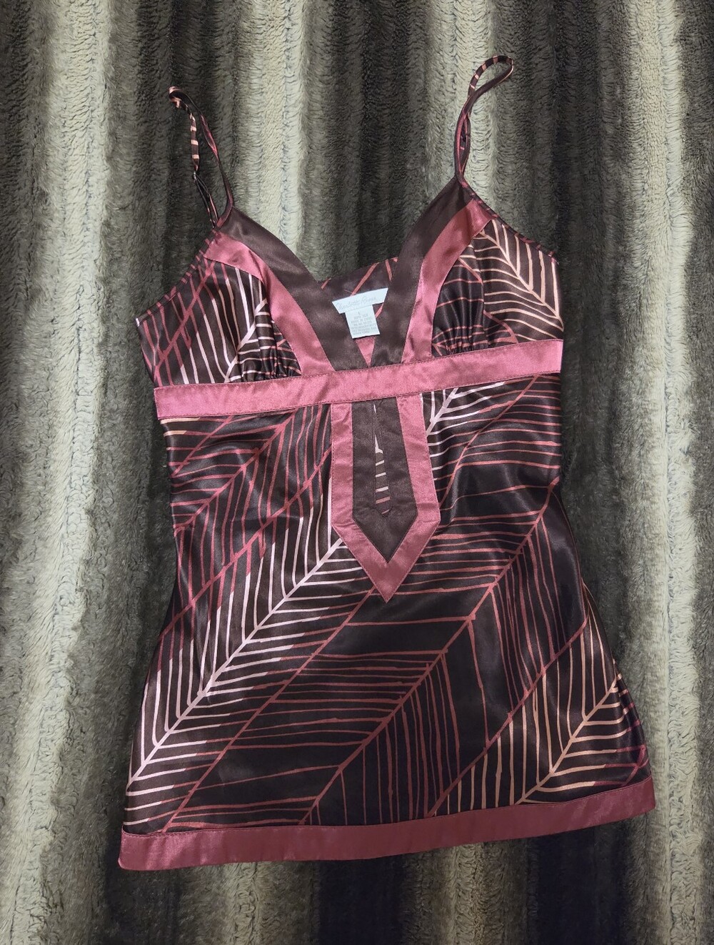 VINTAGE Charlotte Russe Silk Tank Size L